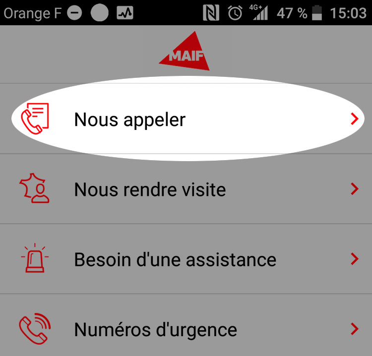 Questions réponses Application mobile MAIF