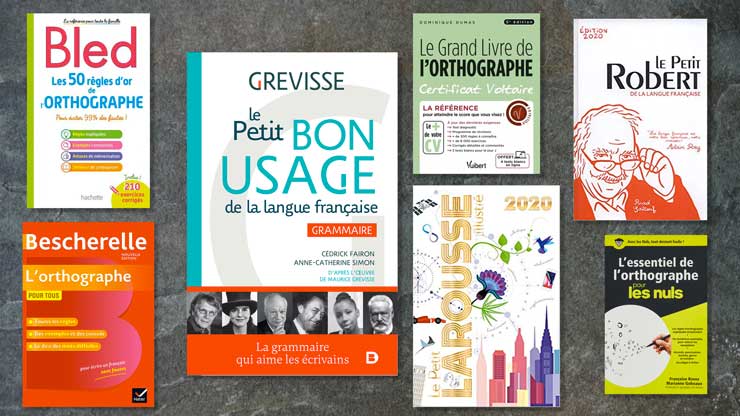 Quelques exemples de livres utiles pour améliorer son orthographe.