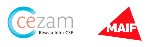 logos Cezam et MAIF