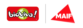 logos partenariat Bioviva et MAIF
