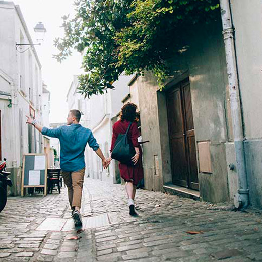 couple qui se promène